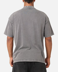 The Anti Order Anti XY Mock Neck T-Shirt Washed Charcoal
