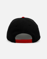 New Era Atlanta Braves 'Pigment Dye Two Tone' 9FORTY A-Frame Snapback Black/Official Team Color