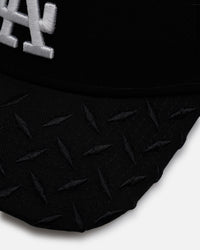 New Era Los Angeles Dodgers 'Dark Steel' 9FORTY A-Frame Snapback Black/Grey