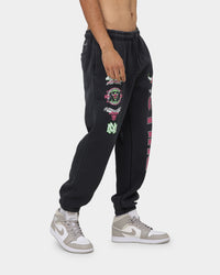 Mitchell & Ness Chicago Bulls Neon Champs Sweat Pants Faded Black