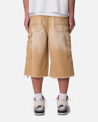 MNML Ultra Baggy Work Shorts Tan