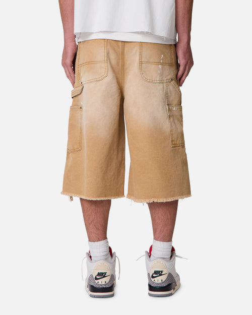 MNML Ultra Baggy Work Shorts Tan