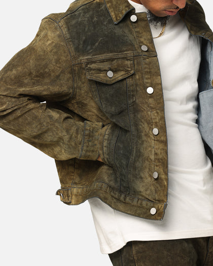 MNML SL3 Suede Jacket Olive/Black