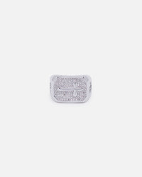 NXS Sanctity Ring Iced White Gold