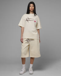 Loiter Hybrid Premium T-Shirt Beige