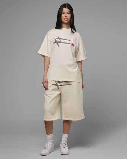 Loiter Hybrid Premium T-Shirt Beige