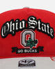 47 Brand Ohio State Buckeyes 'NCAA Trophy Case' Premium Hitch Snapback Red