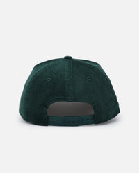 New Era Tampa Bay Devil Rays 'Dark Green Cord' 9FORTY A-Frame Corduroy Snapback Dark Green
