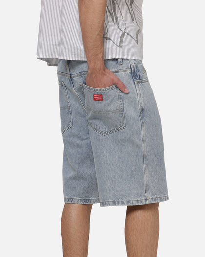 Worship Scripted Big Dawg Jean Shorts Worn Blue