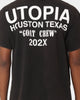 Goat Crew Utopia Vintage T-Shirt Washed Black