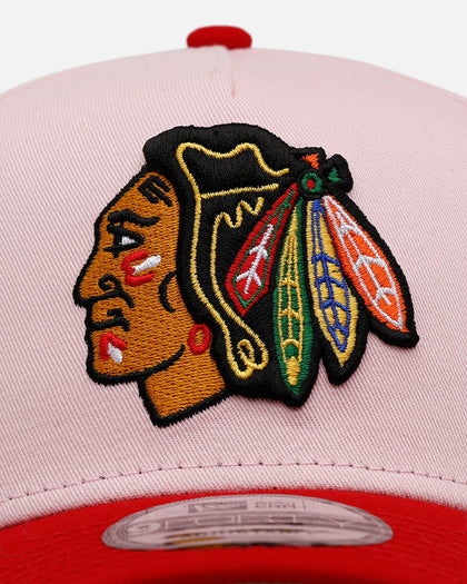 New Era Chicago Blackhawks 'Pink Crown' 9FORTY A-Frame Snapback Pink