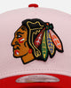 New Era Chicago Blackhawks 'Pink Crown' 9FORTY A-Frame Snapback Pink
