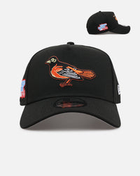 New Era Baltimore Orioles 'Black And Team Color' 9FORTY A-Frame Snapback Black/Official Team Color