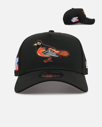 New Era Baltimore Orioles 'Black And Team Color' 9FORTY A-Frame Snapback Black/Official Team Color