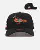 New Era Baltimore Orioles 'Black And Team Color' 9FORTY A-Frame Snapback Black/Official Team Color