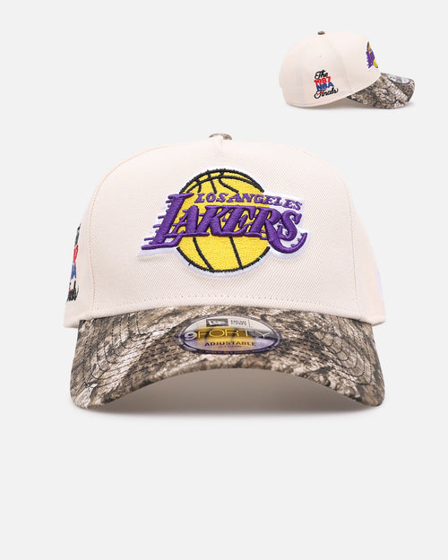 New Era Los Angeles Lakers 'Realtree Visor' 9FORTY A-Frame Snapback Cream/Camo