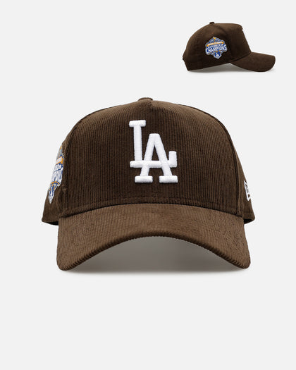 New Era Los Angeles Dodgers 'Cord Tones' 9FORTY A-Frame Snapback Walnut