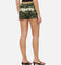 Ed Hardy Women's Crossed Mini Shorts Woodland Camo