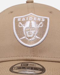 New Era Las Vegas Raiders 'Camel White' 9FORTY Casual Strapback Tumbleweed/White