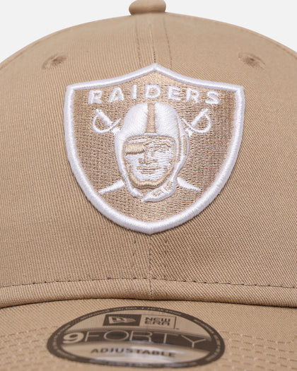 New Era Las Vegas Raiders 'Camel White' 9FORTY Casual Strapback Tumbleweed/White