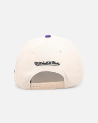 Mitchell & Ness Los Angeles Dodgers 'Chainstitch Wordmark' Pro Pinch Snapback Purple