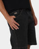 X-Large Bull Denim 91 Shorts Washed Black