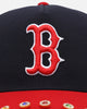 New Era Boston Red Sox 'Visor Embellishment' 9FORTY A-Frame Snapback Official Team Colors