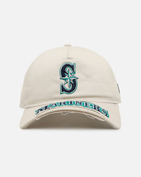 New Era Seattle Mariners 'Cutoff Visor' 9FORTY Snapback Stone