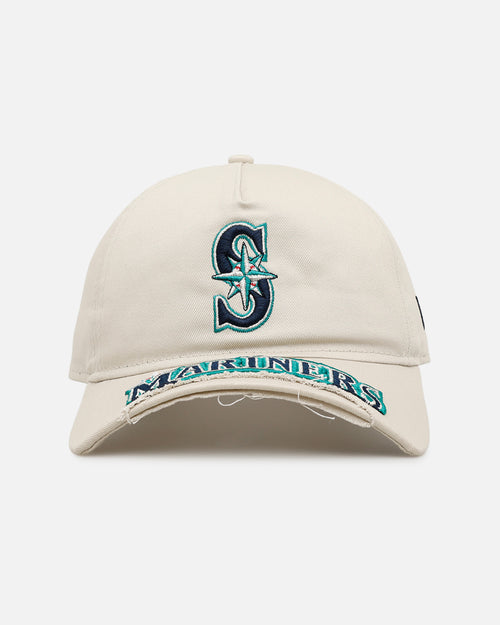 New Era Seattle Mariners 'Cutoff Visor' 9FORTY Snapback Stone