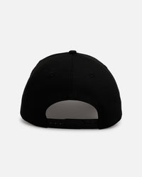New Era Atlanta Braves 'Pink Rose Embroidery' 9FORTY A-Frame Snapback Black/Pink