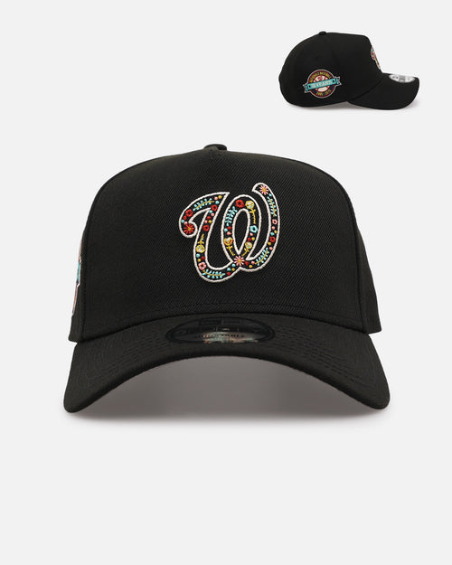 New Era Washington Nationals 'Floral Forever' 9FORTY A-Frame Snapback Black