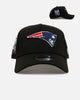 New Era New England Patriots 'Black And Team Color' 9FORTY A-Frame Snapback Black/Official Team Color