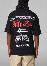 Loiter Pain T-Shirt Black