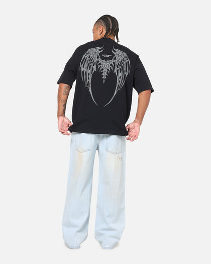 Saint Morta Departed Boxy T-Shirt Black/Grey