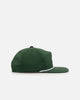 Malbon Nylon Structured Rope Snapback Evergreen/White