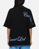 Carre Side Script Oversized T-Shirt Black/Blue