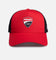 New Era Ducati Corse 9FORTY E-Frame Trucker Snapback Red