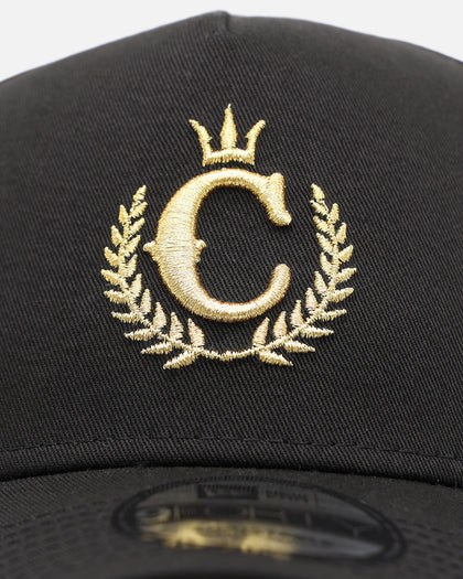 New Era X Culture Kings 9FORTY A-Frame Snapback Black/Gold