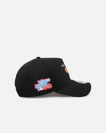 New Era Baltimore Orioles 'Black And Team Color' 9FORTY A-Frame Snapback Black/Official Team Color
