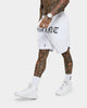 Saint Morta Day of the Dead Basketball Shorts White/Black
