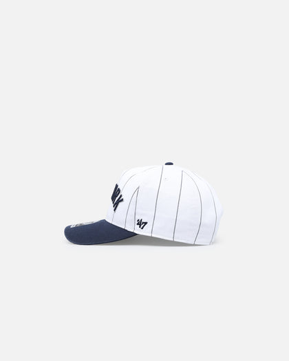 47 Brand New York Yankees 'Double Header Pinstripe' '47 Hitch Snapback White
