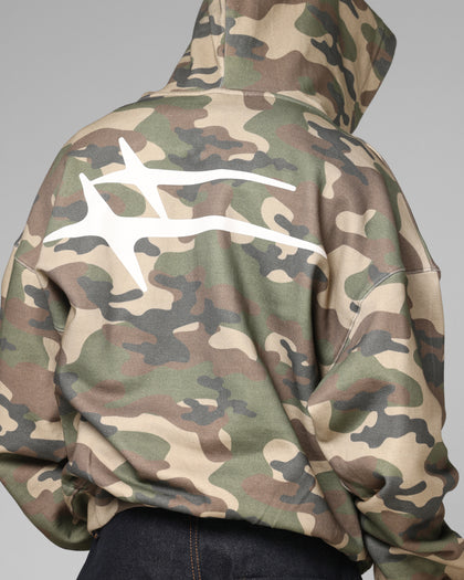 Loiter Ultra Hybrid Premium Zip Hoodie Camo