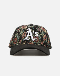 New Era Oakland Athletics 'Floral Tapestry' 9FORTY A-Frame Snapback Tapestry/Black