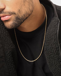 House Of Auric 2.5mm Rope Chain 18K Gold Vermeil