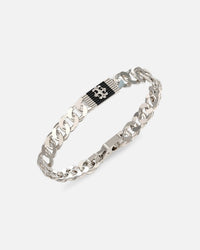 Guess Mainline Rebel Moon 9mm Tag Bracelet Steel