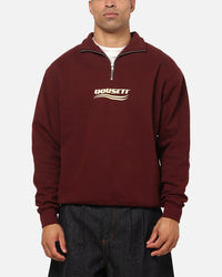 Vouseti Golf Wave Quarter Zip Crewneck Dark Plum