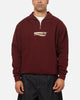 Vouseti Golf Wave Quarter Zip Crewneck Dark Plum