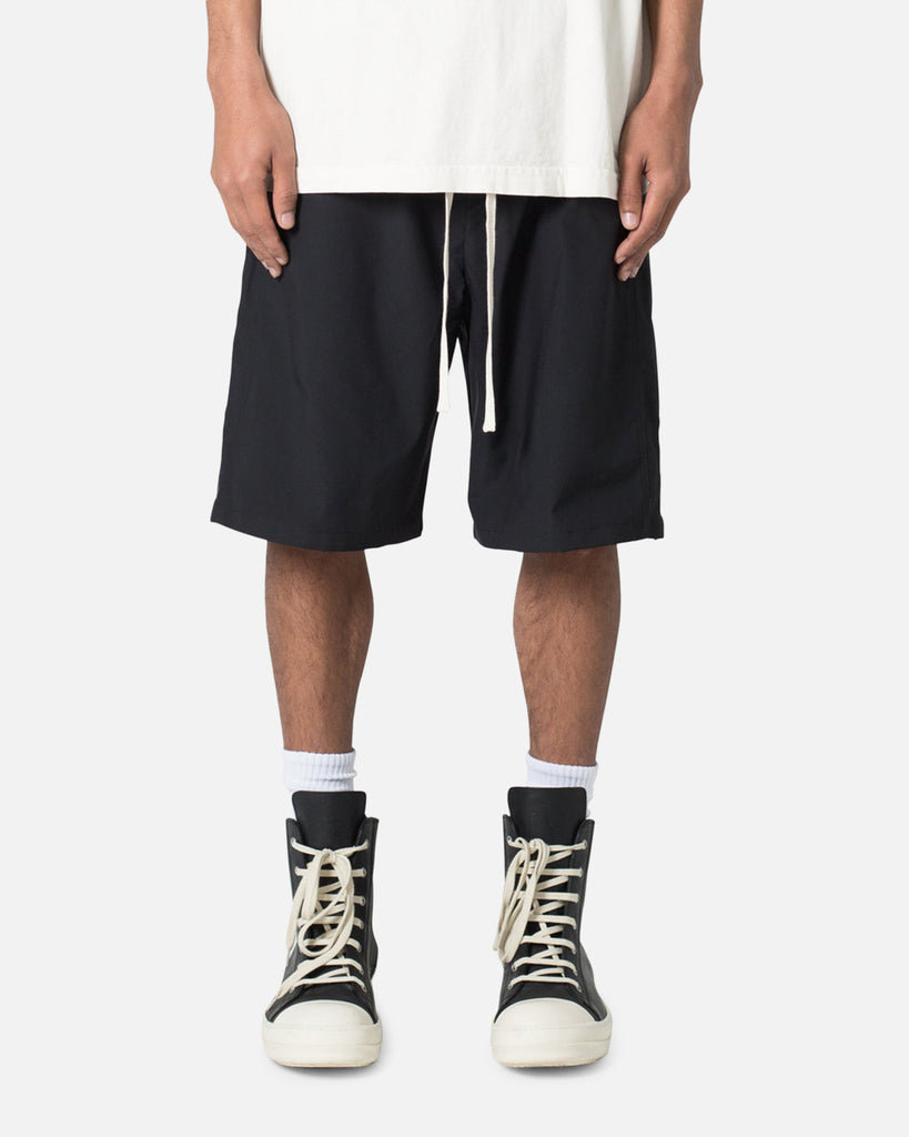 MNML Side Snap Nylon Shorts Black | Culture Kings US