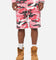 XXIII Printed Thermal Shorts Pink Camo