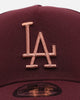 New Era Los Angeles Dodgers 'Penny' 9FORTY A-Frame Snapback Maroon